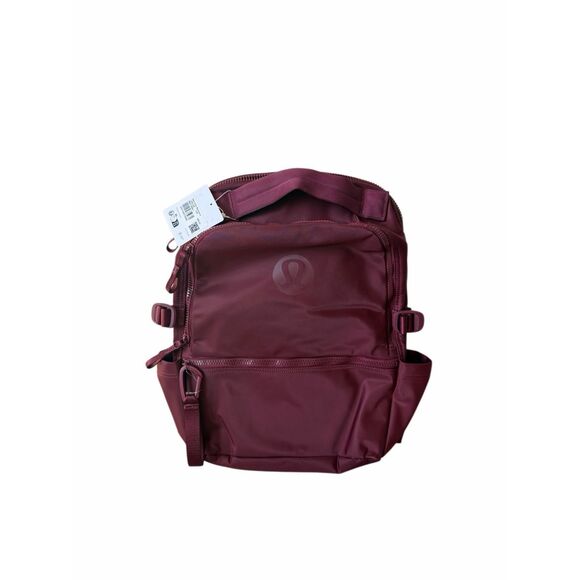 Lululemon Backpack New Crew 22L Burgundy Bay Red NEW - Picture 7 of 14